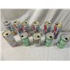 Image 1 : BOX LOT 11 SPORTS RELATED BEER CANS AS SHOWN