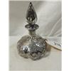 Image 1 : ART DECO VINTAGE PERFUME BOTTLE SILVER OVERLAY