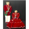 Image 1 : Large Navajo Man & Lady Dolls Circa 1970s