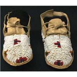 Plains Beaded Baby Moccasins Early 1900s