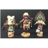 Image 1 : Vintage Kachina Group of 3