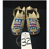 Image 2 : Cheyenne Beaded Moccasins Circa Early 1900s.