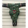 Image 3 : Large Turquoise Covered Cow Skull