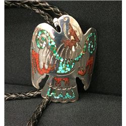 Vintage Sterling Navajo Bolo