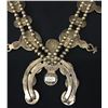Image 8 : Large and Unique Coin Squash Blossom Necklace