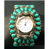 Image 1 : Vintage Petit-Point Watch Cuff Navajo