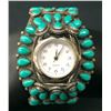 Image 3 : Vintage Petit-Point Watch Cuff Navajo