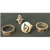 Image 1 : Hopi Overlay Ring Group of 4