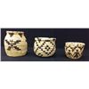 Image 3 : Group of 3 Tohono O’odham Baskets