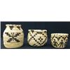 Image 6 : Group of 3 Tohono O’odham Baskets