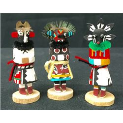 Group of 3 Mini Hopi Kachinas