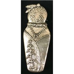 Tufa Cast Pin by Gary Custer (Navajo)