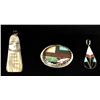 Image 1 : Zuni Inlay Lot -3 Pieces