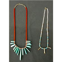 Pair of Native Style Necklaces