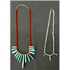 Image 1 : Pair of Native Style Necklaces
