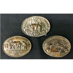 Hesston National Finals Rodeo Buckles Lot