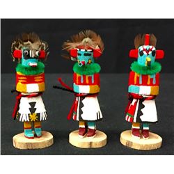 Group of 3 Mini Hopi Kachinas