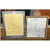 Image 1 : Pair of Vintage Arizona Framed Maps