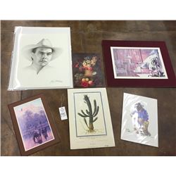 Group of Western/Southwester Art Prints