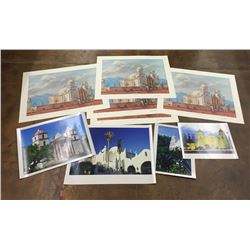 Old Missions Print Lot (9)