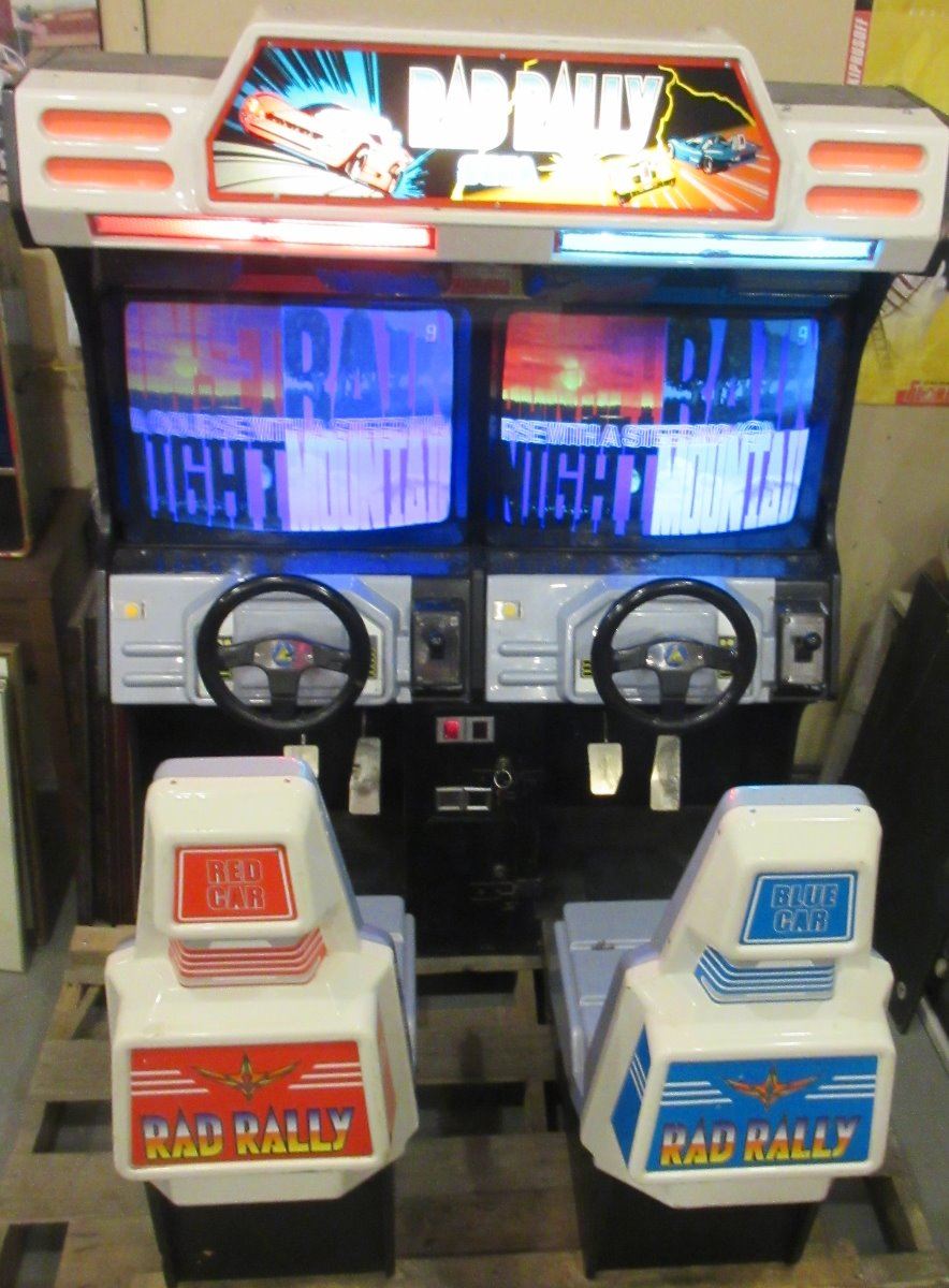 Rare Sega 2 Person Rad Rally Video Game