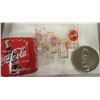 Image 1 : Round Tin with Coca Cola Glasses