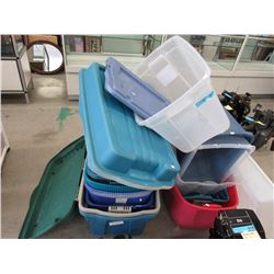 14 Used totes - no lids