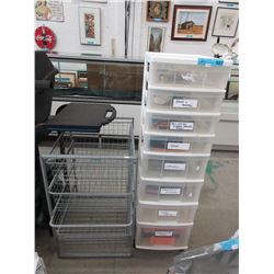 2 Craft storage drawers