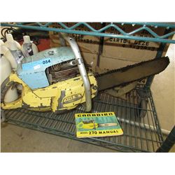 Canadien gas powered chainsaw - used