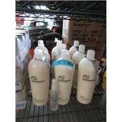 9 x 1 Liter bottles of shampoo