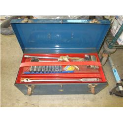 Metal tool box & contents