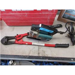 Bolt cutter & electric skill saw - used