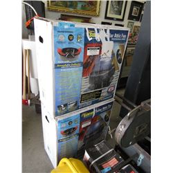 2 Solar attic fans