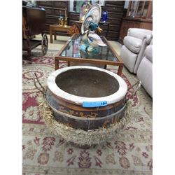 Large Oriental plant pot