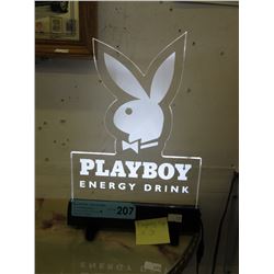 3 New Electric Playboy Energy Drink signs