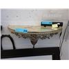 Image 1 : Wall mounted half moon shelf