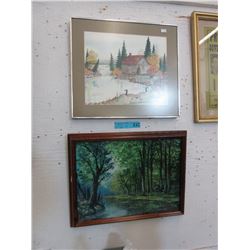 2 Signed original paintings