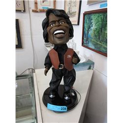 Musical animated James Brown figurine