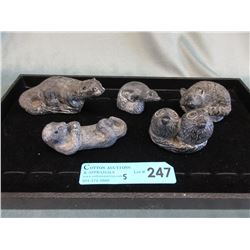 5 Small Canadian sculptures