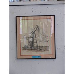 Signed limited edition lithograph