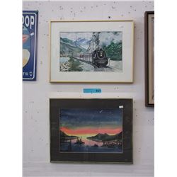 2 Original watercolors - signed
