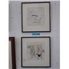 Image 1 : 2 Framed cartoon prints