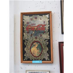 Coca-Cola wall clock - used