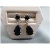 Image 1 : New - Sapphire & Diamond-set Drop Style Earrings