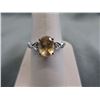 Image 1 : Citrine & Diamond-set Ladies Ring