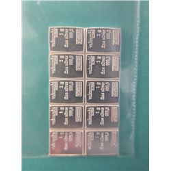 Valcambi Suisse Mint Silver Investors Bar