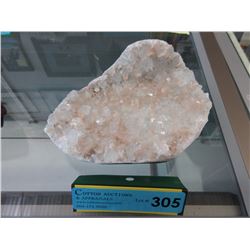 Quartz crystal formation