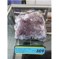 Amethyst crystal formation