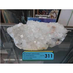 Quartz crystal formation