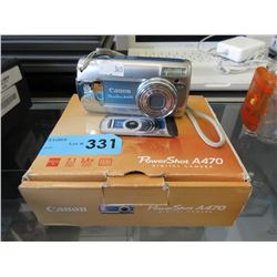 Canon Powershot  A470 camera - used
